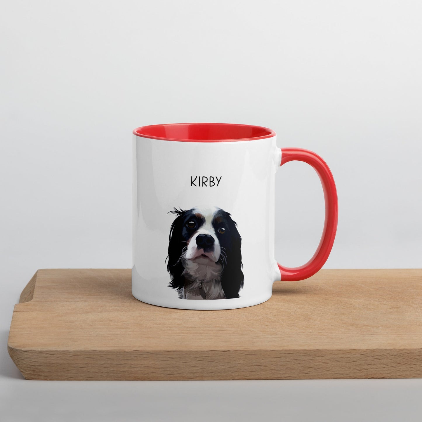Custom Pet Color Mug - Pet Photo + Name - Luna & CoGreen11 oz