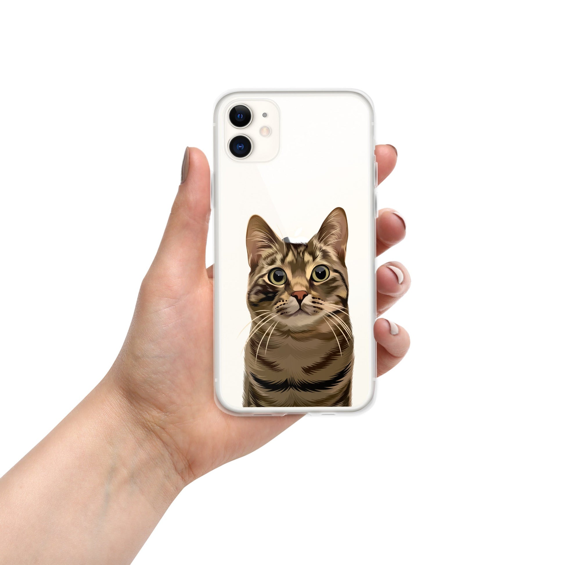 Custom Pet Photo Clear Phone Case - Luna & CoiPhone 11