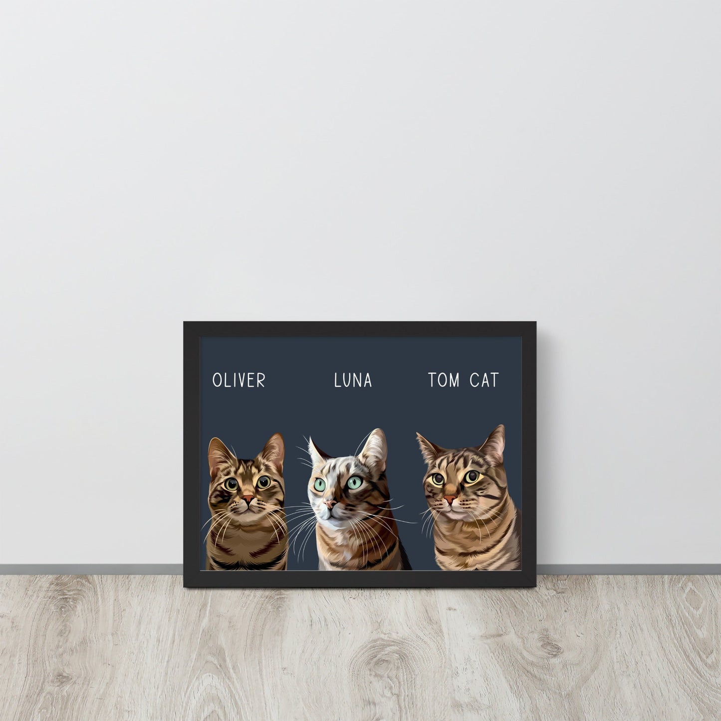 Framed poster - Luna & CoBlack12″×16″