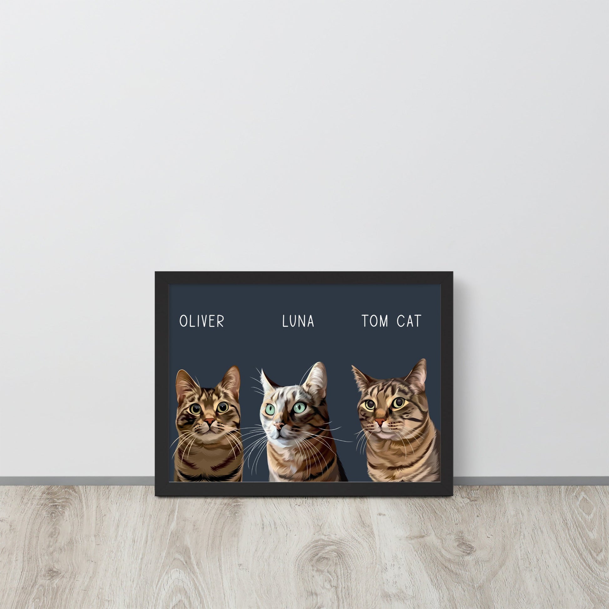Framed poster - Luna & CoBlack12″×16″
