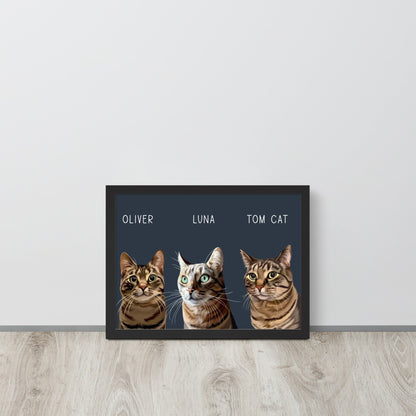 Framed poster - Luna & CoBlack12″×16″