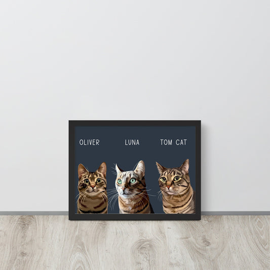 Framed poster - Luna & CoBlack12″×16″