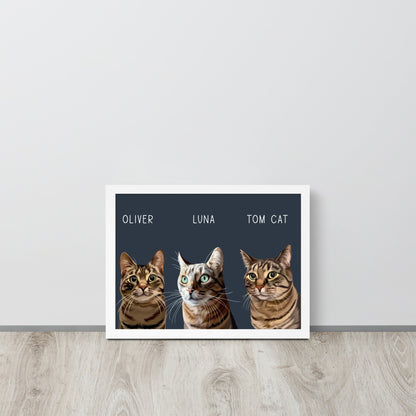 Framed poster - Luna & CoWhite12″×16″