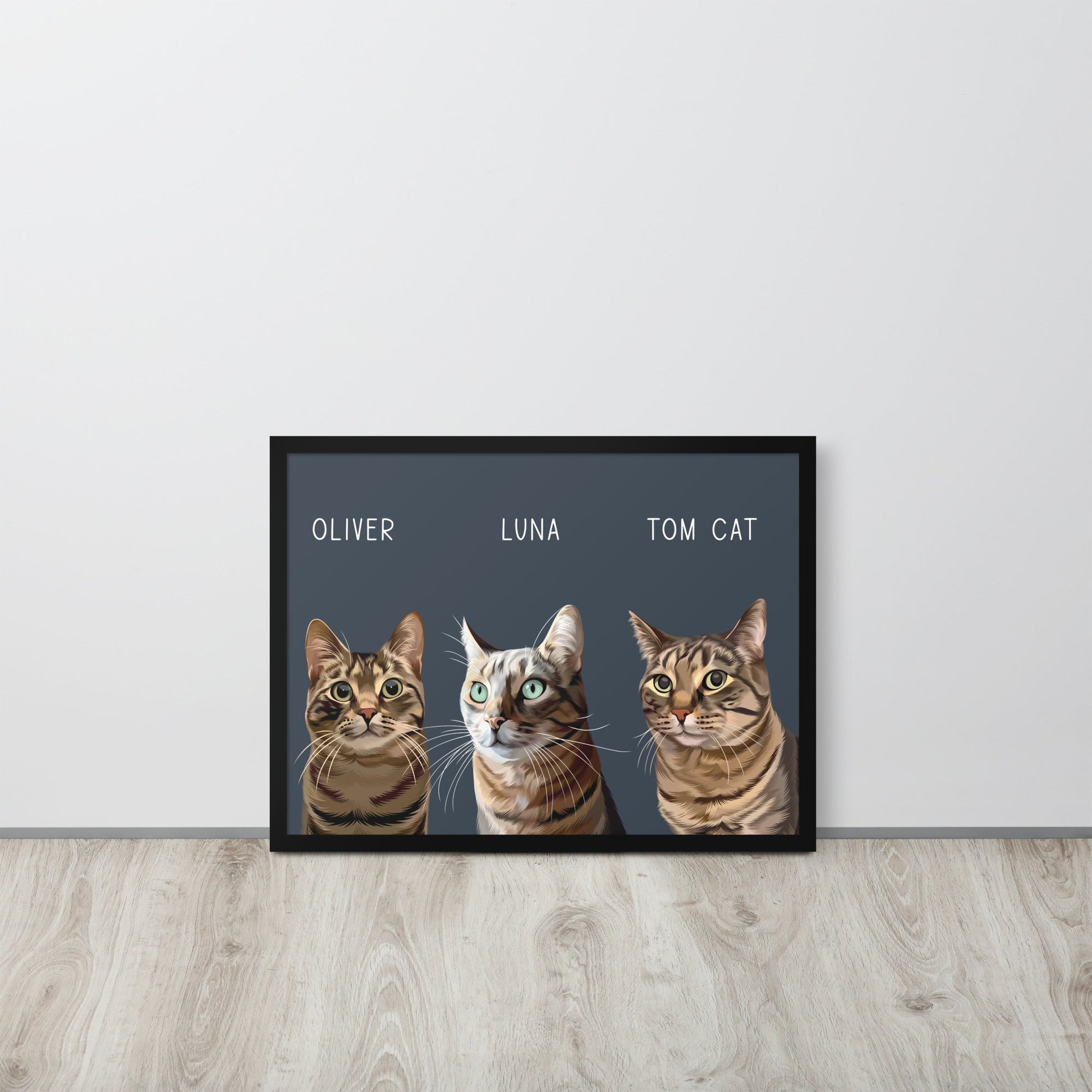 Framed poster - Luna & CoBlack18″×24″